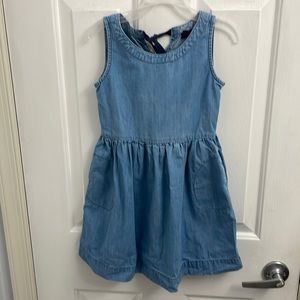 Girls denim tank top dress from the Gap size small